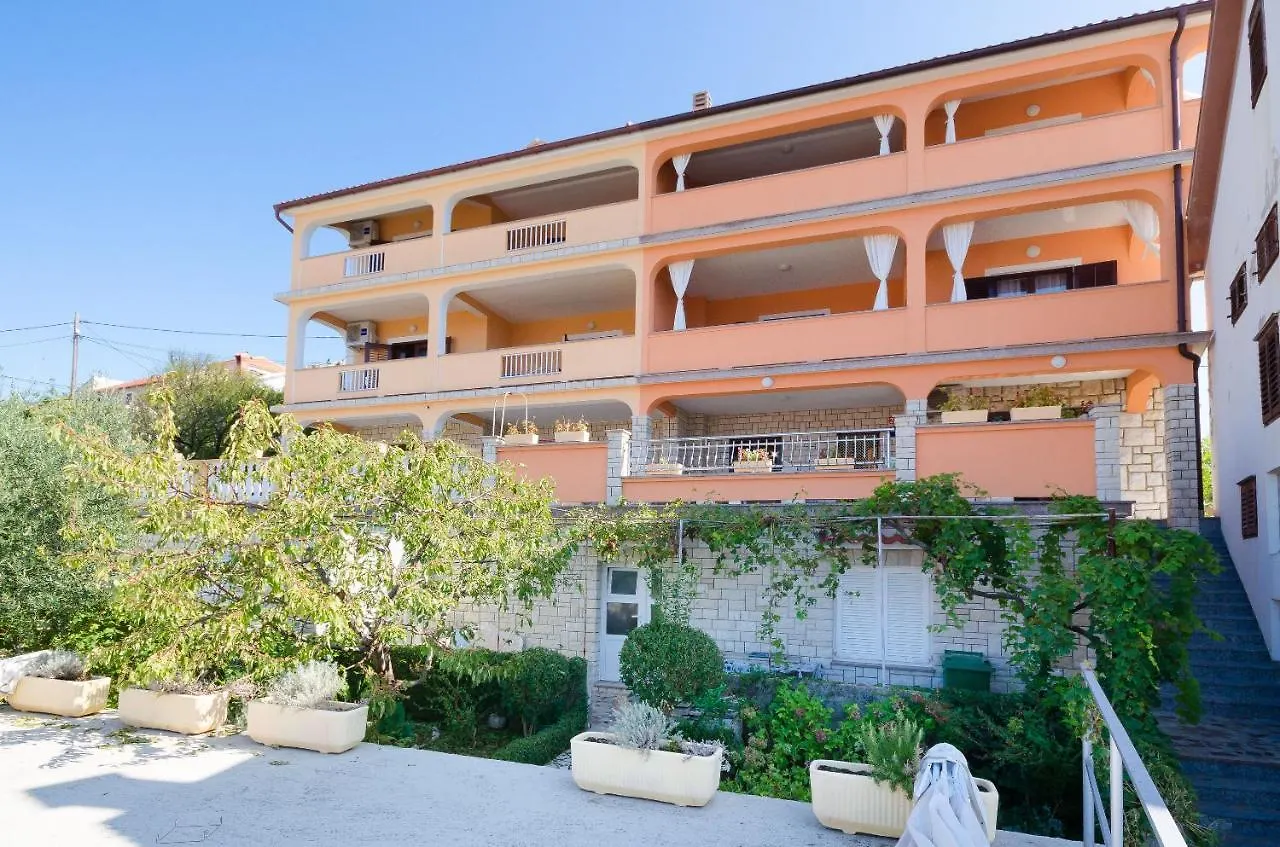 Apartments Mirjana B location